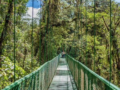 Costa Rica hanging bridge
