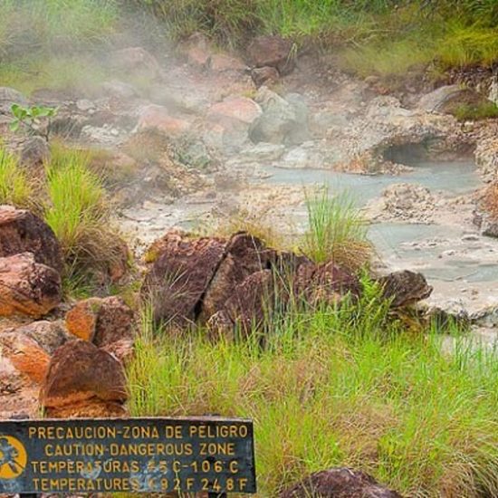 Volcanic Lake - Rincon de la Vieja Volcano National Park Tours - Native's Way Costa Rica Tours and Transfers