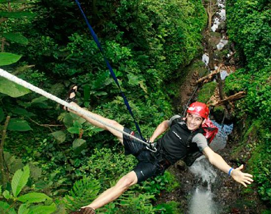 Waterfall Rappeling - Native's Way Costa Rica Tours - Arenal Tours
