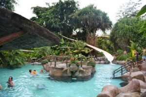 Arenal hot springs at Los Lagos
